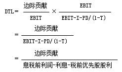 總杠桿系數(shù)