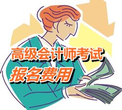 浙江2015年高級會(huì)計(jì)師考試報(bào)名費(fèi)用