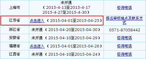 江蘇2015年中級會計職稱報名入口已開通