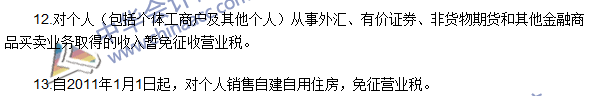 2016注冊會計師《稅法》高頻考點：稅收優(yōu)惠 