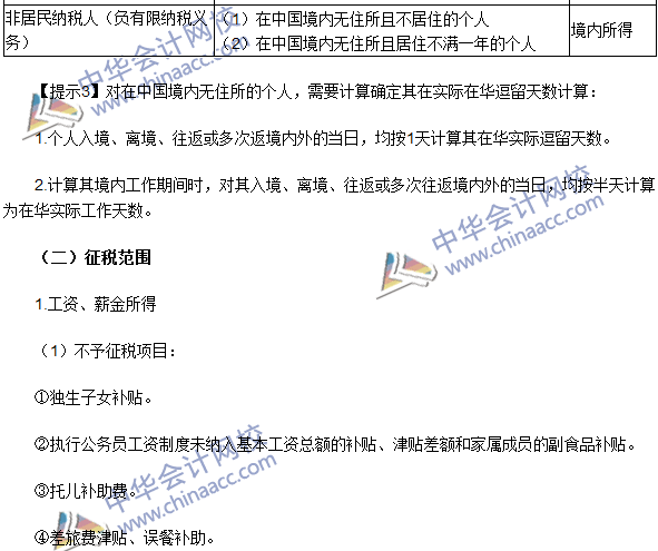 2016注冊會計師《稅法》高頻考點：納稅義務(wù)人與征稅范圍 