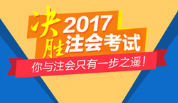 2017年注冊會計(jì)師考試