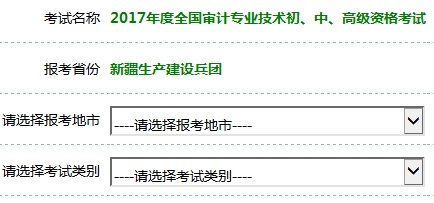 2017年審計(jì)師考試報名入口開通