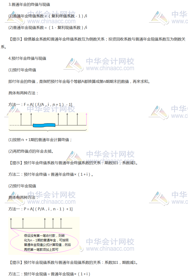 2017年注會《財管》高頻考點：貨幣的時間價值