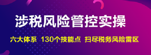 企業(yè)涉稅風(fēng)險管控實操班