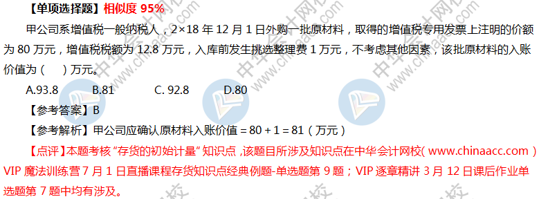 VIP簽約特訓計劃《中級會計實務》考試情況分析