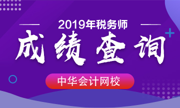 2019年稅務(wù)師成績(jī)查詢