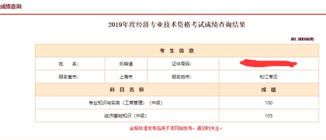 經(jīng)濟(jì)師考生成績10