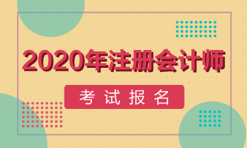 2020年攀枝花注冊會(huì)計(jì)師報(bào)名時(shí)間