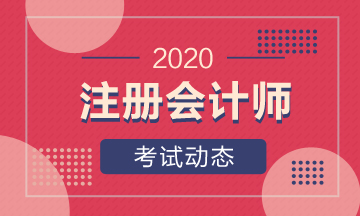 株洲2020年注冊會計(jì)師考試時(shí)間