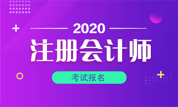 海南2020注冊會計(jì)師報(bào)名時(shí)間