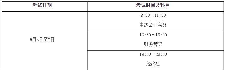 2020年高級會計師考試考務(wù)日程安排通知