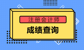 江蘇徐州2019年注會(huì)成績(jī)查詢