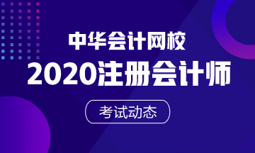 山西2020年注會(huì)什么時(shí)候考試？