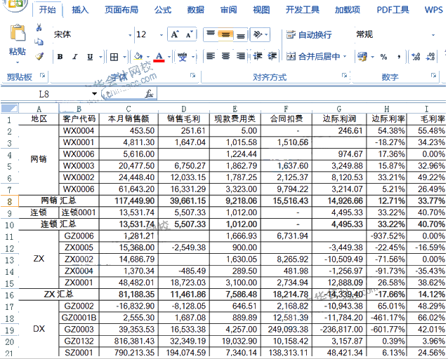 取消合并單元格并快速填充的操作你會嗎？