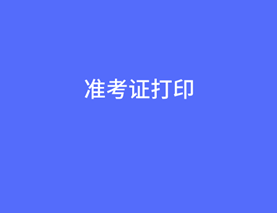 中級經(jīng)濟師準考證打印