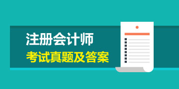 2019年注冊會計師考試會計試題及答案