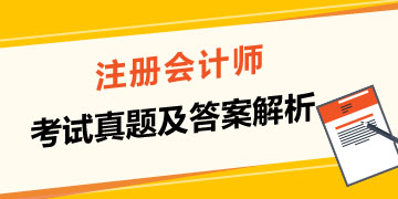 注冊會計(jì)師試題及答案