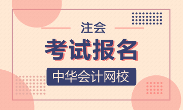 山東2020年注冊會計師網(wǎng)上報名時間已經(jīng)公布