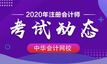 北京注會(huì)2020年專業(yè)階段考試時(shí)間