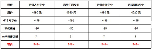 “福利”拍了拍你 距高級(jí)經(jīng)濟(jì)師618活動(dòng)結(jié)束僅剩1天！