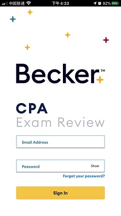 Becker's CPA Exam ReviewW(xu)(x)ϵy(tng)_