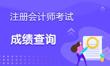 2020年CPA成績什么時候能查詢？