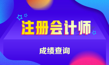 青海2020年注冊(cè)會(huì)計(jì)師成績(jī)查詢(xún) 你得知道這些