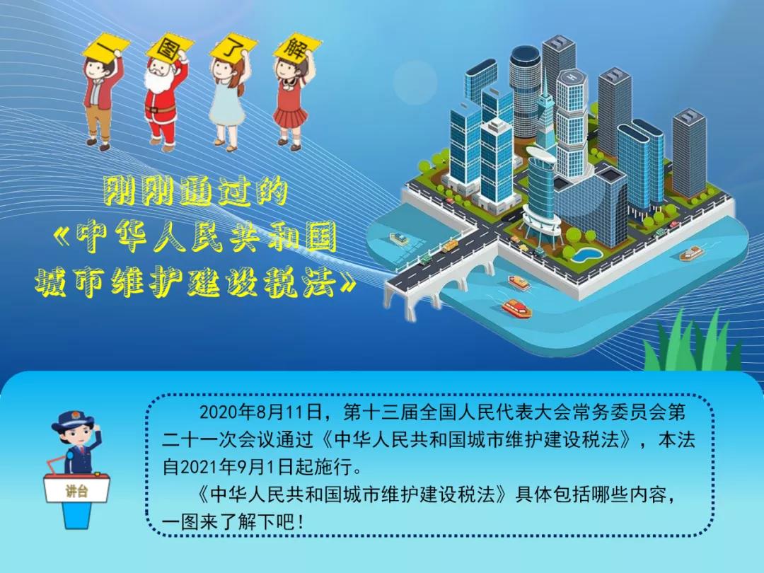 城市維護建設稅法有哪些要點？一圖速懂