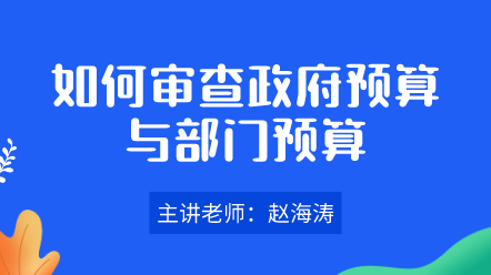 如何審查政府預(yù)算與部門(mén)預(yù)算