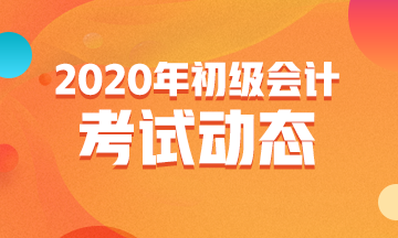 2020初級(jí)會(huì)計(jì)考試