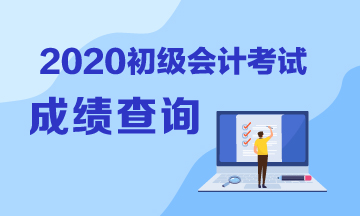 2020年浙江初級會計成績