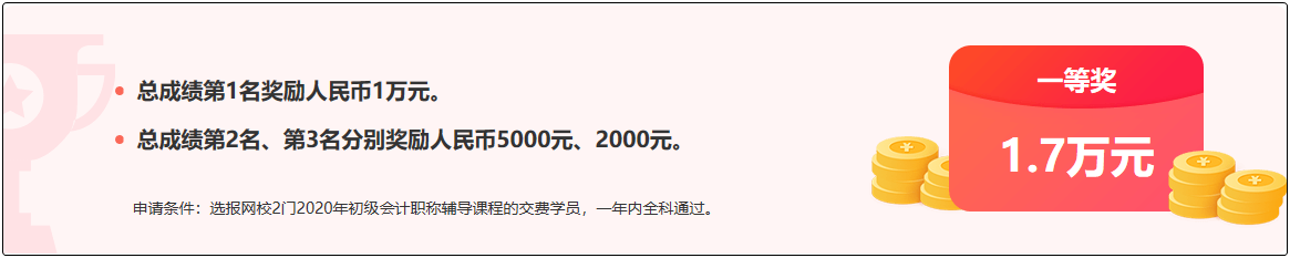 重磅預(yù)告！參與2020初級報分 人人拿獎 只要你敢報 我們就敢發(fā)