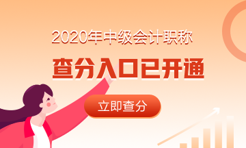 甘肅臨夏州2020年中級(jí)會(huì)計(jì)考試成績(jī)查詢時(shí)間公布！