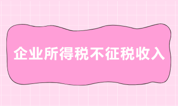 企業(yè)所得稅中的不征稅收入有哪些？一起來(lái)了解下