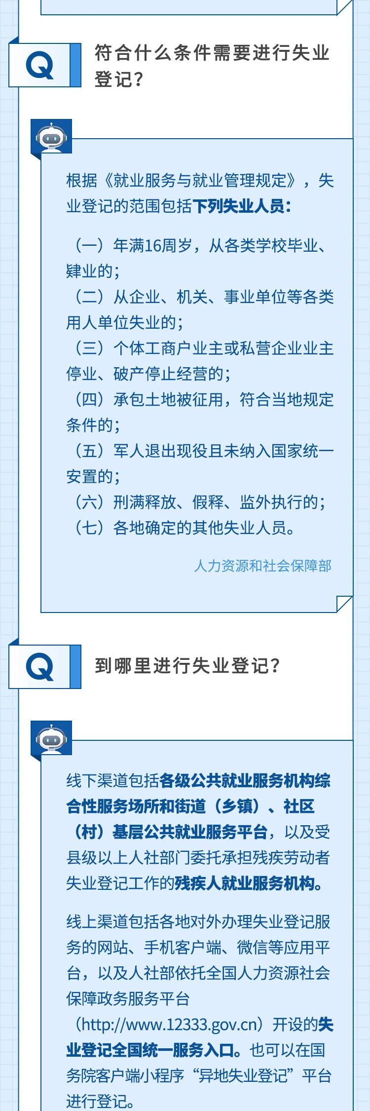 關(guān)于失業(yè)登記、失業(yè)補(bǔ)助金，希望這些回答可以幫到你！