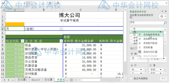 超簡單，用Excel編制試算平衡表，會計都要會呀！