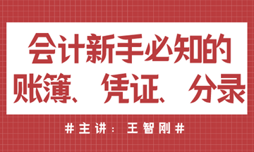 會計(jì)新手必知的賬簿、憑證、分錄