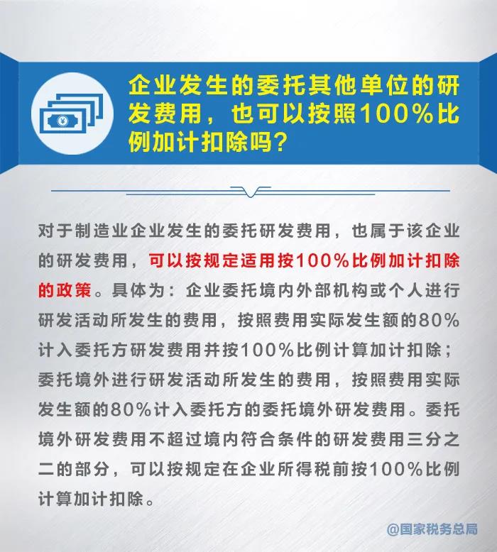 漲知識！九張圖了解研發(fā)費用加計扣除新政策 收藏！