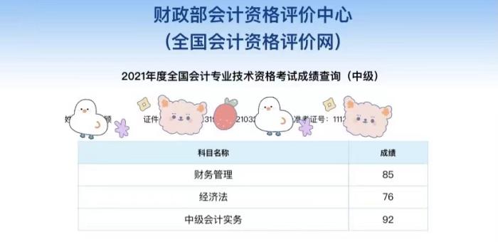 中級會計一年過三科！不要假裝努力！結果不會陪你演戲！