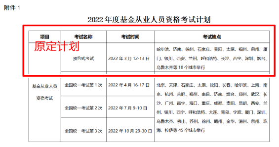 3月基金從業(yè)資格考試時間有變！