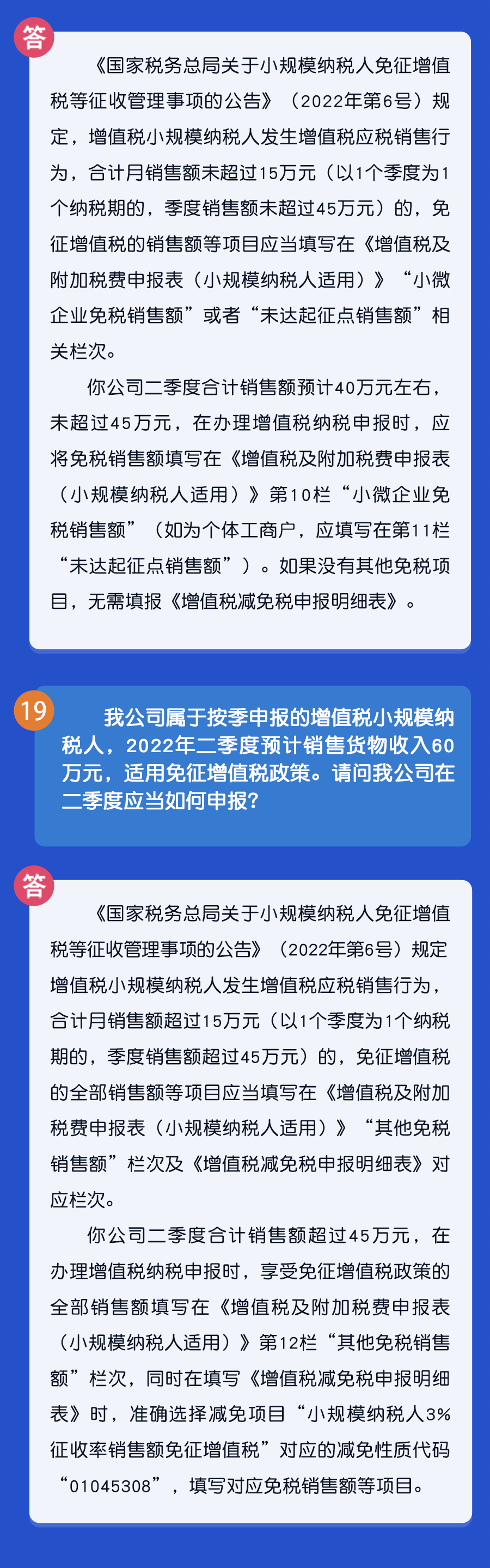 秒懂！小規(guī)模納稅人免征增值稅政策熱點(diǎn)匯總！7