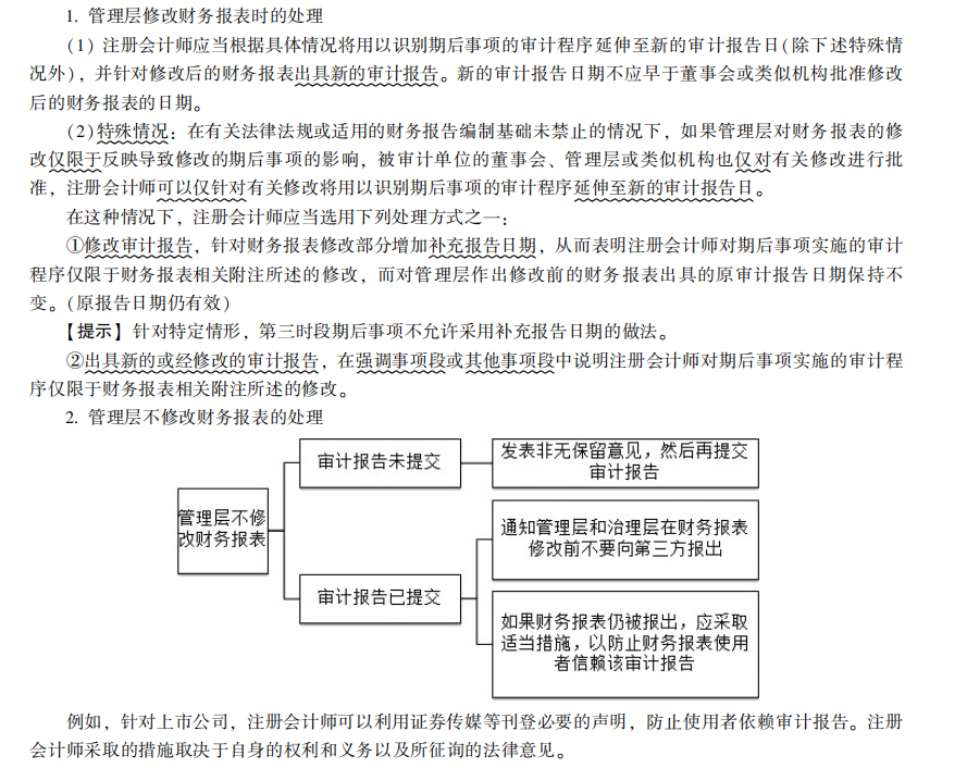 2022注冊(cè)會(huì)計(jì)師考試考點(diǎn)總結(jié)【8.27審計(jì)】