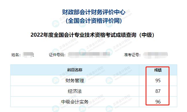 2022中級會計成績公布后要低調(diào)？但實力不允許??！必須曬出來！