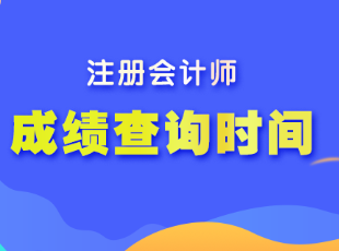 2022年注會(huì)成績(jī)能查了嗎？