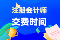 北京市cpa考試報(bào)名什么時(shí)候交費(fèi)？