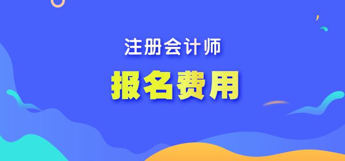 注冊(cè)會(huì)計(jì)師報(bào)名費(fèi)用考試費(fèi)用是多少？