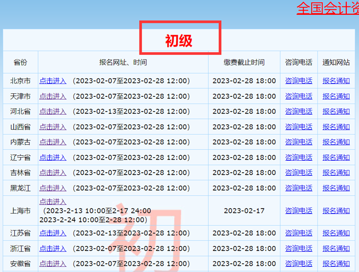 新疆2023初級(jí)會(huì)計(jì)考試報(bào)名系統(tǒng)問題解答