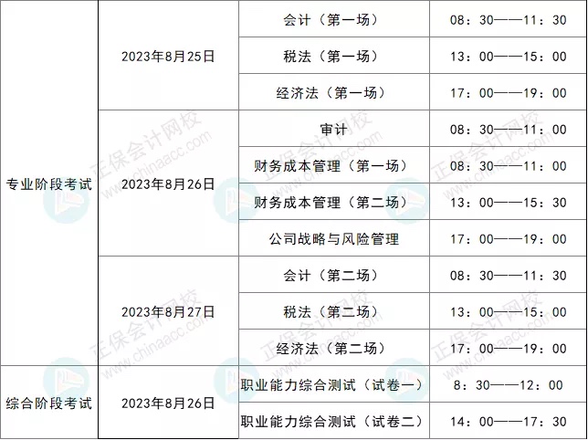 2023注會(huì)報(bào)名、考試及查分時(shí)間確定??！