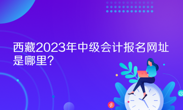 西藏2023年中級(jí)會(huì)計(jì)報(bào)名網(wǎng)址是哪里？